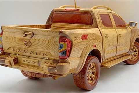 Wood Carving - Nissan Navara Pro-4X 2022 - Woodworking Art