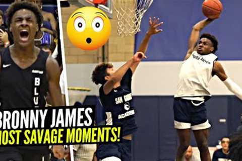 Bronny James 9th Grade Top 60 MOST SAVAGE Plays &amp; Moments!!
