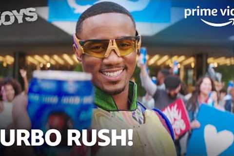 A-Train's Turbo Rush Commercial | The Boys Clip | Prime Video