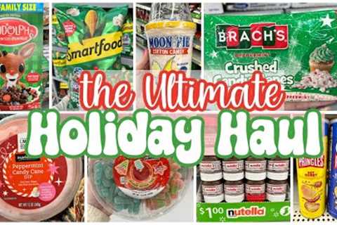 The ULTIMATE HOLIDAY Walmart Grocery Haul / Walmart Shop With Me