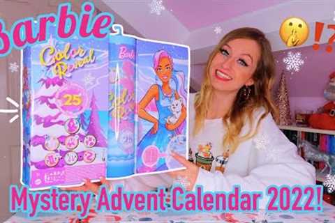ASMR UNBOXING THE *NEW* MYSTERY WATER REVEAL BARBIE ADVENT CALENDAR 2022!😱🎅🏻🎀✨ (24 MYSTERY..