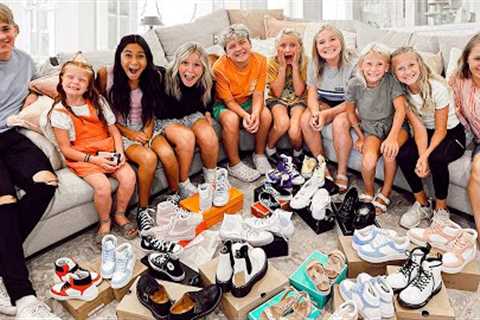 SHOE SHOPPiNG For 12 KiDS! | BACK To SCHOOL | How MUCH Will It Cost?