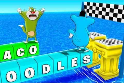 Roblox Is Oggy Complete Word Bridge Faster Than Jack ? In Longest Word Battle | Rock Indian Gamer |