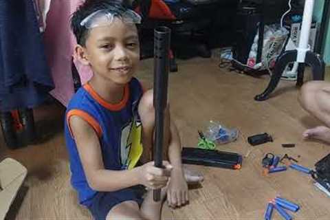 Unboxing time! | Nerf gun | Birthday gift | Kiel toys