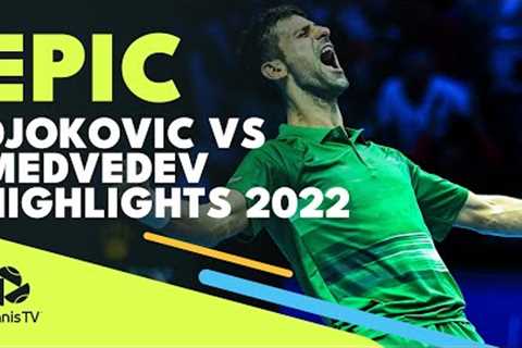 EPIC Novak Djokovic vs Daniil Medvedev Highlights | Nitto ATP Finals 2022