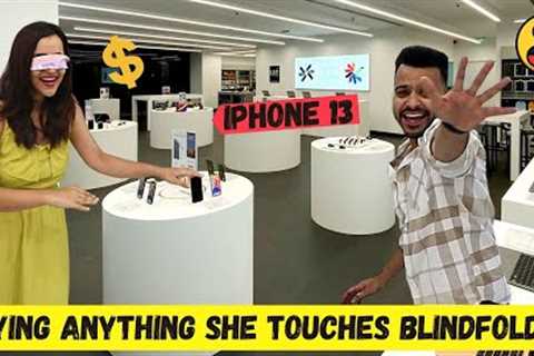 Buying EVERYTHING She TOUCHES BLINDFOLDED !!