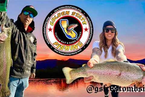 Hesperia Lake CA Opener 2022 | Mini Jig Fishing For Trout | Drop shot For Trout | Golden State |