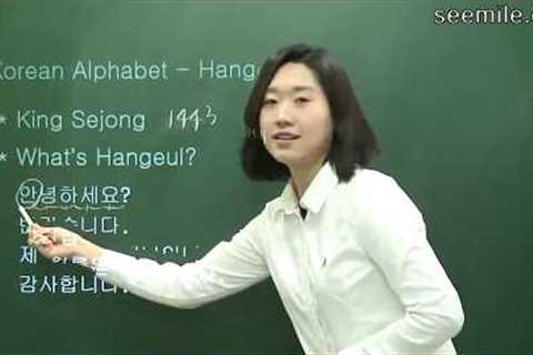 Learn Korean Language 1. Korean alphabet (consonant &amp; vowel)