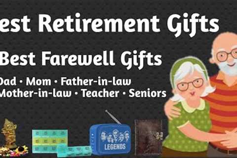Retirement gift Ideas | Retirement gifts for men | Retirement gifts for women | Best farewell Gifts