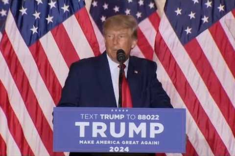 FULL SPEECH: Donald Trump Announces He Will Run for President in 2024