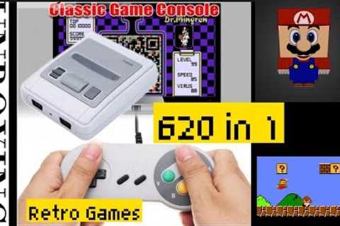 RETRO GAMING WITH 620 BUILT IN GAMES |Unboxing Classic Game Console|Lyt Lyf