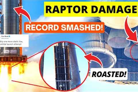 SpaceX Booster-7 Static Fire: Damaged Starship Raptor &amp; Launch Pad, Artemis-1, CAPSTONE,..