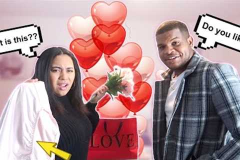 SURPRISING MY WIFE WITH HORRIBLE GIFTS FOR VALENTINE'S DAY, THEN TAKING HER OUT!!