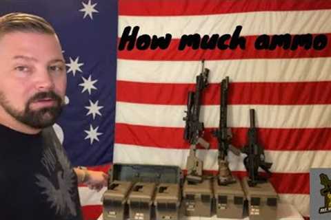 Prepping Ammo and your preparedness plan  5-10 extra magazines each firearm.