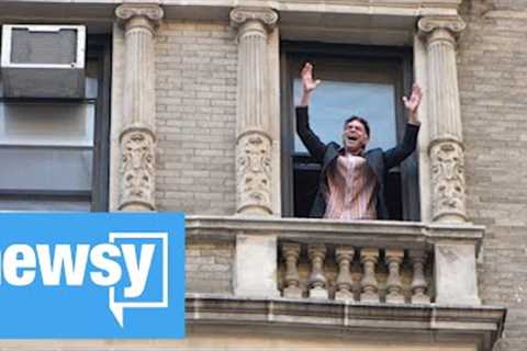 The Path Forward: Broadway Star Sings To New York From His Balcony