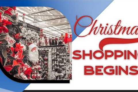 CHRISTMAS SHOPPING BEGINS!