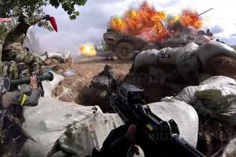 GoPro Footage!! Ukrainian troops destroyed Dozens of Russian tanks &amp; 710 Russian soldiers in 3..