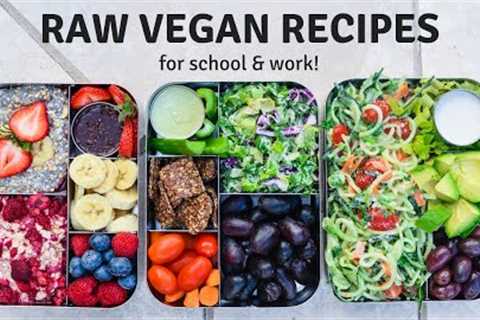 RAW VEGAN MEAL PREP RECIPES 🥑 healthy + easy ideas!