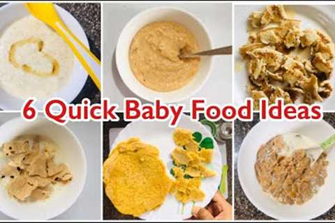 Dinner Recipe for 1-2 year Baby | 6 Quick &amp; Easy Dinner recipe for Babies