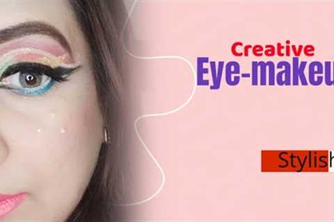 Creative Eye-makeup Tutorial •||New Makeup Idea For Creative Look ||•