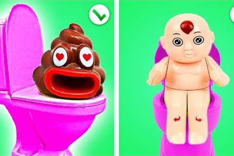 Huggy Wuggy Approved Toilet Gadgets || Parenting Hacks, Gadget Recommendations by Zoom GO!