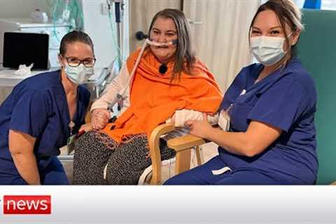 COVID-19: Mother returns home after year in hospital