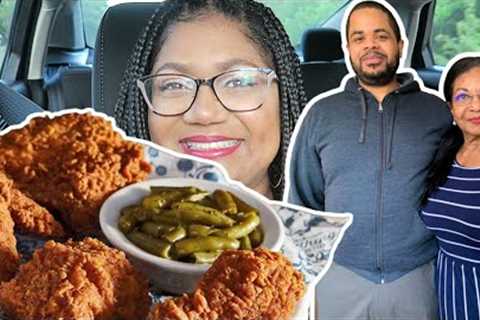 Southern Country food on the menu  Is it Nana approved?  #foodievlog #friedchicken #familyvlogs