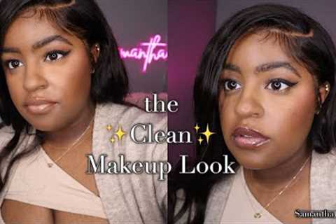 EASY Detailed Clean Girl Aesthetic Makeup Tutorial