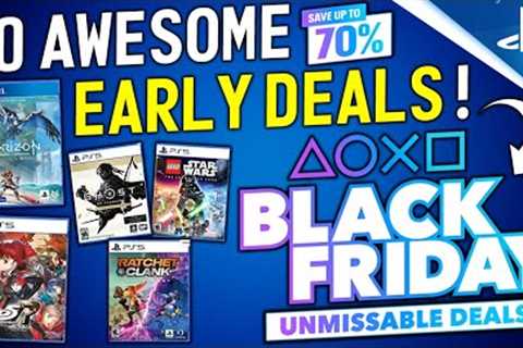 10 AWESOME Early Black Friday PS4/PS5 DEALS to Buy! PlayStation Exclusives, New Games + More on Sale