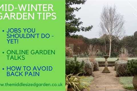Mid-winter gardening tips &amp; garden tour