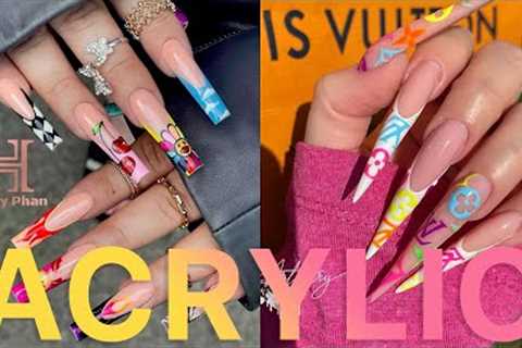 ✨284✨ 10+ Incredible Beautiful Acrylic Nail Art Designs Tutorial Ideas
