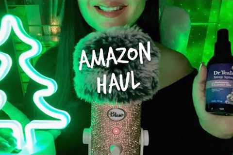 ASMR Amazon Haul (with LINKS) + Dossier Review &amp; Giveaway🛍