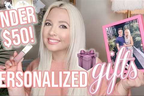 EASY PERSONALIZED GIFT IDEAS UNDER $50! | GIFT GUIDE 2019