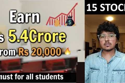 Have Rs 20,000 To Invest ? Best 15 Stocks 🔥 all students should Invest? Small Investor Portfolio..