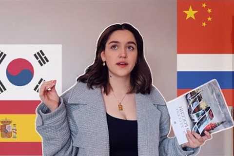 how I'm studying 4 languages (in depth) - spanish, korean, mandarin &amp; russian