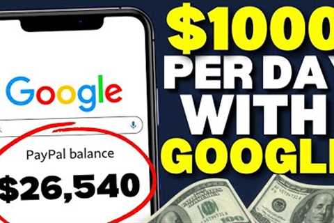 FASTEST $1,100 Per Day Searching Google | Make Money Online