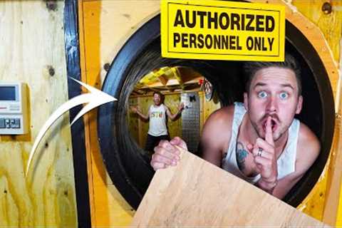 HIDDEN SECRET BUNKER *UNDERGROUND TUNNEL*