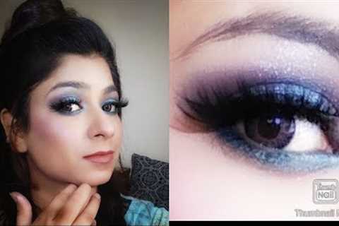 blue eye makeup tutorial