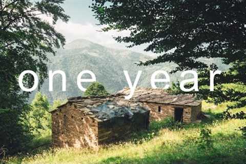 ONE YEAR | Renovating Two Stone Cabins in the Italian Alps