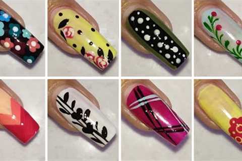 Easy nail art at home || Nail designs for beginners || #easynailart #nailart #naildesign #nailpaint