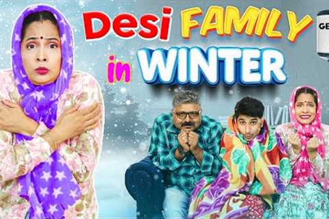 Desi Family in Winters | #Fun #Sketch #comedy | ShrutiArjunAnand