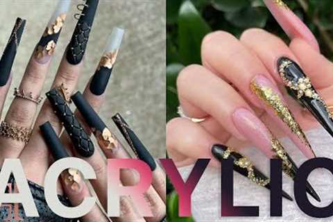 ✨286✨ 10+ Most Creative Beautiful Acrylic Nail Art Designs Tutorial Ideas