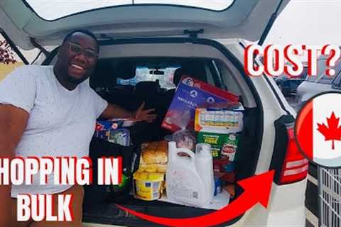 BULK Grocery shopping haul| Costco Shopping Vlog| Cost of living in Canada.