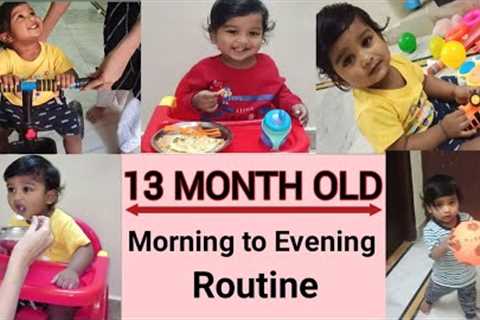 13 month old baby daily routine|| morning to evening routine||