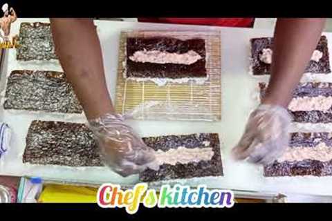 making 8 Maki in 9 minutes | chef's kitchen |