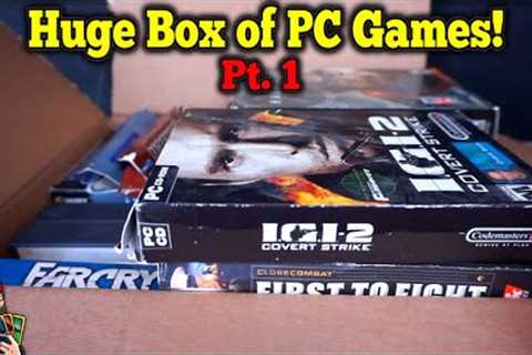 Unboxing a HUGE box of PC Games! Pt. 1