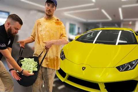Homeless Man Buys A Lamborghini