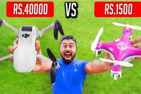₹40000 Drone Vs ₹1500 Drone, Unboxing And Testing | Mad Brothers