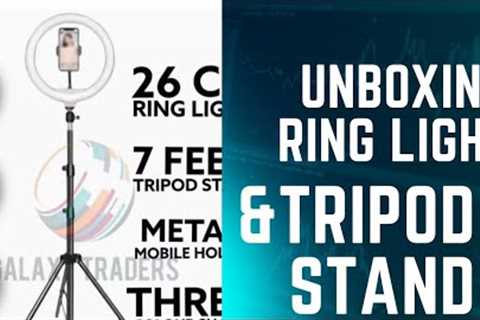 unboxing ring light with tripod stand and review #daraz #trending