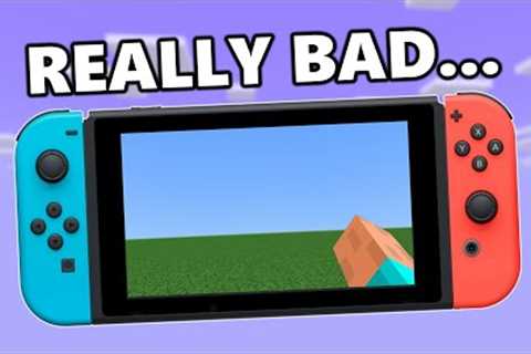 Why Minecraft on the Nintendo Switch SUCKS…